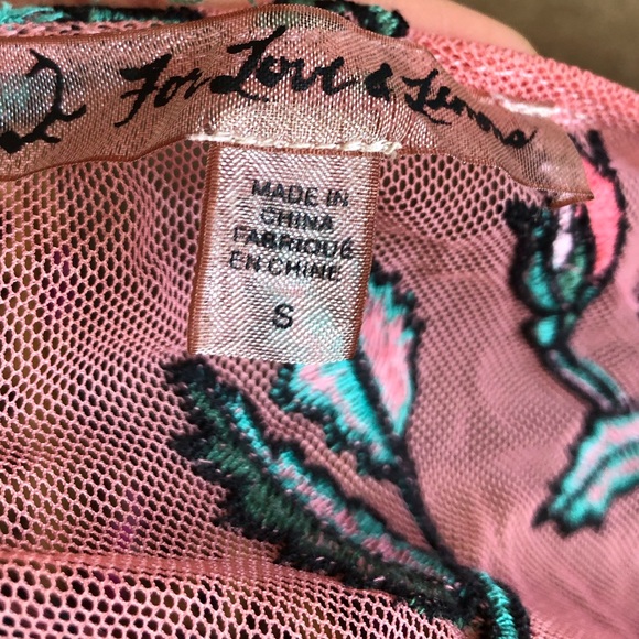 Rare For Love and Lemons Flower Orchid Crop Top Size XS & S EUC - Picture 12 of 14